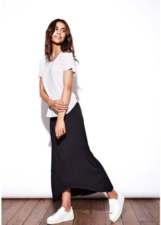 Janis Bamboo Tee -  Grey Marle